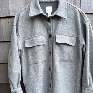 Women's H&M Grey Oversized Jacket size S